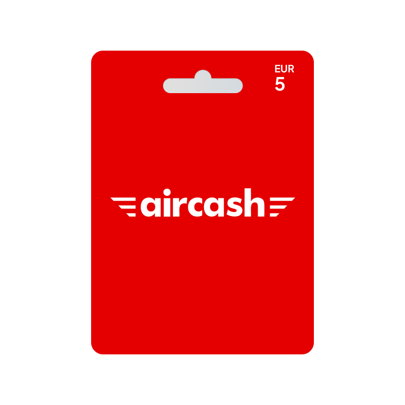 Voucher Abon Aircash 5€ | Cartão Presente Abon Aircash | Pagaqui