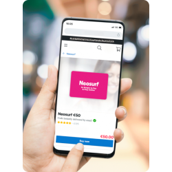 Voucher Neosurf 15€ | Cartão Presente Neosurf | Pagaqui