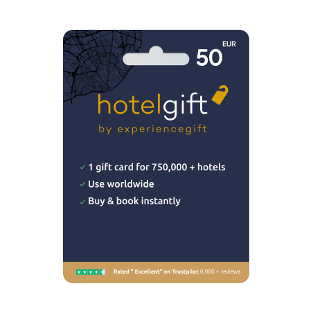 Voucher Hotelgift 50€ | Cartão Presente Hotéis | Pagaqui