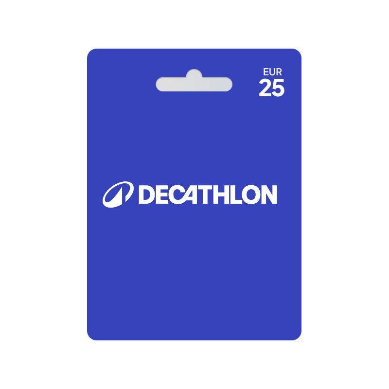 Voucher Decathlon 25€ | Cartão Presente Decathlon | Pagaqui