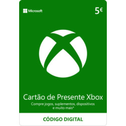Xbox Gift Card 5,00EUR - Melhor Preço Garantido!