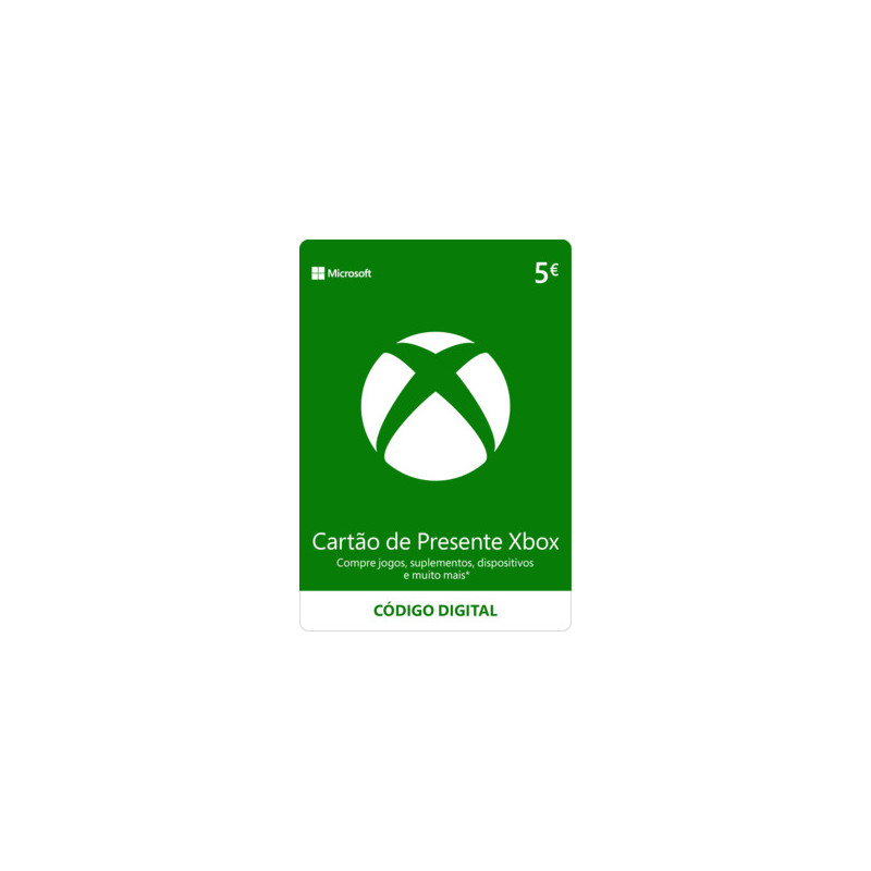 Xbox Gift Card 5,00EUR - Melhor Preço Garantido! Xbox Gift Card 5,00EUR - Melhor Preço Garantido!
