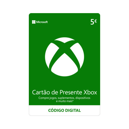 Xbox Gift Card 5,00EUR - Melhor Preço Garantido!