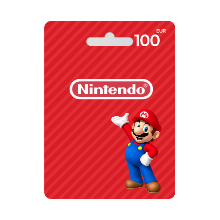 Voucher Nintendo 100€ | Cartão Presente Nintendo eShop | Pagaqui