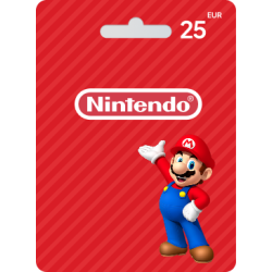 Voucher Nintendo 25€ | Cartão Presente Nintendo eShop | Pagaqui