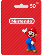 Voucher Nintendo 50€ | Cartão Presente Nintendo eShop | Pagaqui
