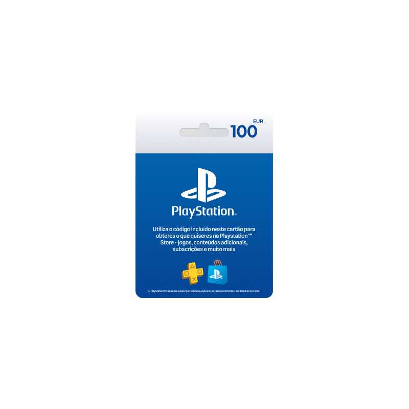 Voucher PlayStation PSN 100€ | Cartão Presente PSN Portugal | Pagaqui