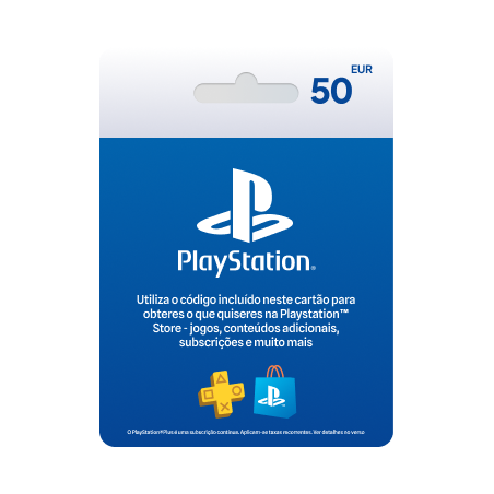 Voucher PlayStation PSN 50€ | Cartão Presente PSN Portugal | Pagaqui