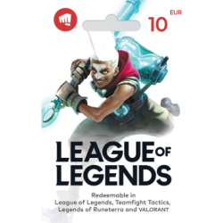 Voucher Riot League of Legends 10€ | Cartão Presente LOL | Pagaqui