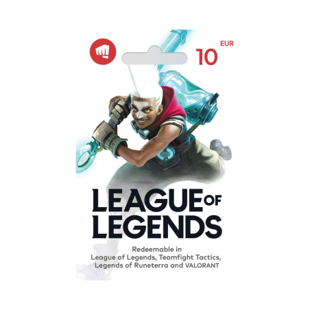 Voucher Riot League of Legends 10€ | Cartão Presente LOL | Pagaqui