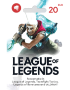 Voucher Riot League of Legends 20€ | Cartão Presente LOL | Pagaqui