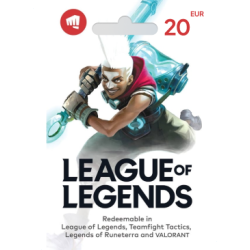 Voucher Riot League of Legends 20€ | Cartão Presente LOL | Pagaqui