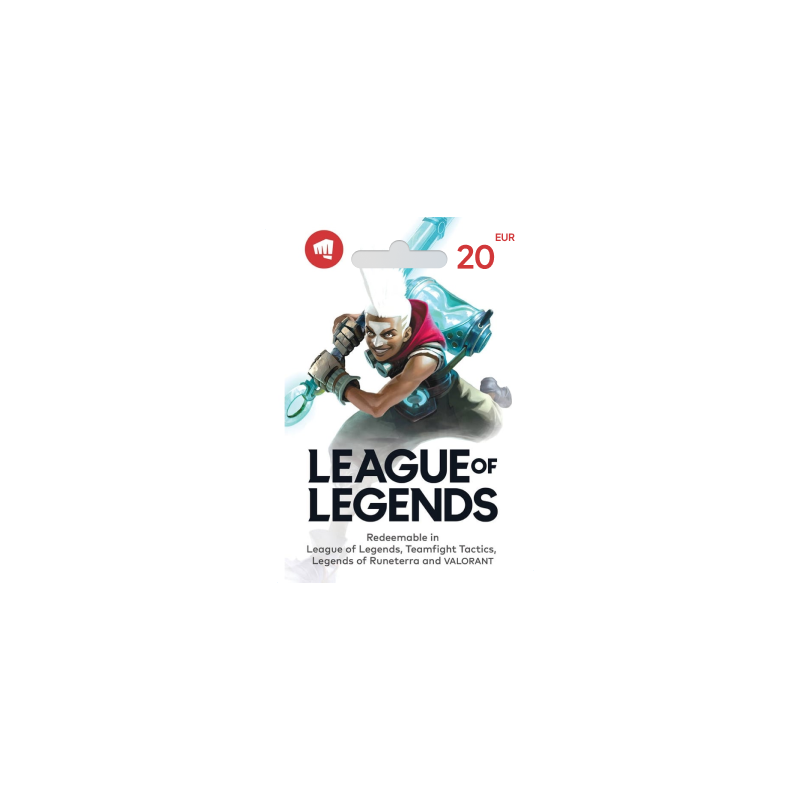 Voucher Riot League of Legends 20€ | Cartão Presente LOL | Pagaqui Voucher Riot League of Legends 20€ | Cartão Presente LOL | Pagaqui