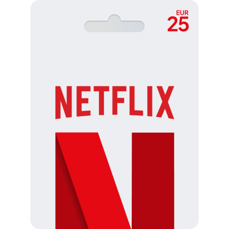 Voucher Netflix 25€ | Cartão Presente Netflix Portugal | Pagaqui
